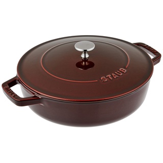 Staub Chistera Bräter 24 cm grenadine-rot