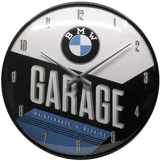Nostalgic-Art - Wanduhr - BMW - BMW Garage