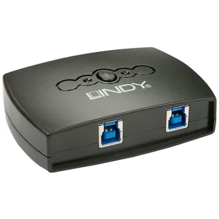 Lindy USB 3.0 Switch 2 Port 2 Port USB 3.2 Gen 1-Umschalter (USB 3.0)