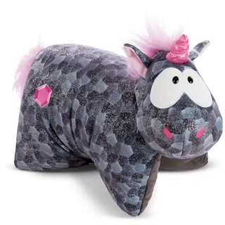 NICI Kuscheltierkissen Einhorn Diamond Dust 40 x 30 cm Grau