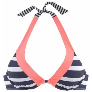 KangaROOS Bügel-Bikini-Top Damen marine-weiß Gr.36 Cup E