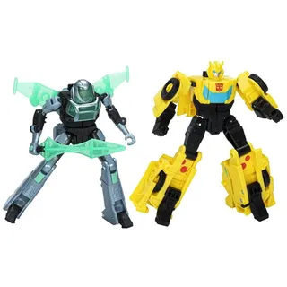 Hasbro Transformers EarthSpark Cyber-Combiner Bumblebee und Mo Malto