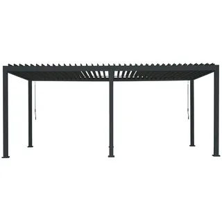 Gardenson Pergola , Metall , 600x250x300 cm , Europäischer Sicherheitsstandard , Sonnenschutz, Pavillons