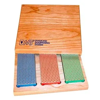 DMT® Diamond Whetstone Schleifsteine-Set grob, fein, extrafein 325, 600, 1.200 Körnung