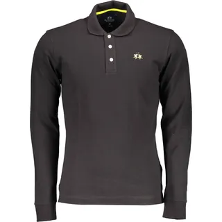 La Martina Slim Fit Polo Schwarz Herren : Größe - XL Größe: XL - Schwarz
