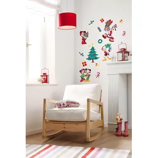 KOMAR Deko-Sticker Mickey Christmas Presents 50 cm x 70 cm