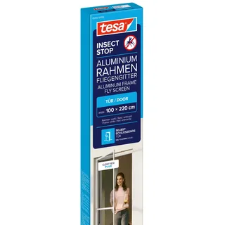 Tesa Insektenschutz-Tür Insect Stop ALU Comfort 100 x 220 cm Weiß