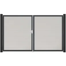 Bild Basicline schmal Weiß Rahmen DB703 306 cm x 180 cm DIN Links