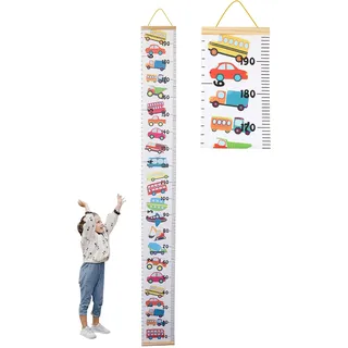 Tomedeks Messlatte,Messlatte Holz Kinder,Wand Holz Dekoration,Maßband Körper,Wandtattoo Kinderzimmer Tiere,Messlatte Kind (Autoformmuster)