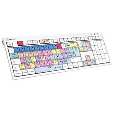 Bild von Adobe Premiere Pro CC Kabelgebunden Tastatur Deutsch, QWERTZ Weiß Multimediatasten, U