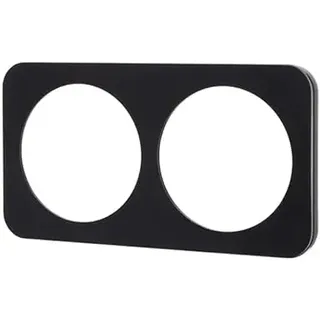 Wandschild aus Glas im deutschen/französischen Design, mit 2 Schlüsseln und elegantem schwarzem Finish, ideal zum Dekorieren und verleiht jedem Raum einen modernen Touch.