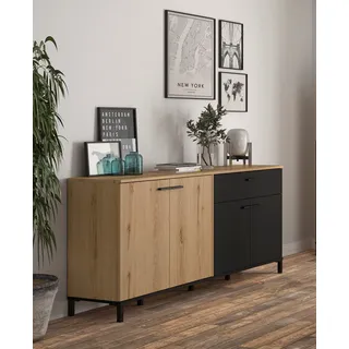 Gami Trust 180 x 81 x 40 cm Braun / Schwarz
