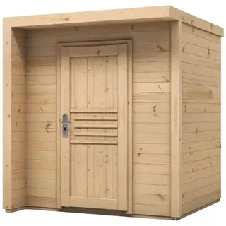 Alpholz Gartenhaus Bratek Flachdach Unbehandelt 204 cm x 202 cm