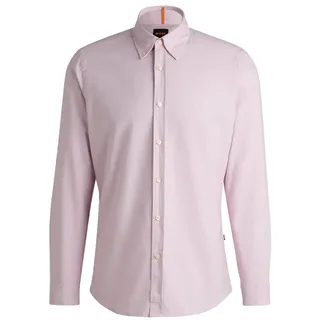 Boss ORANGE Businesshemd »Rickert_M«, mit Button-down-Kragen BOSS ORANGE Open Purple548