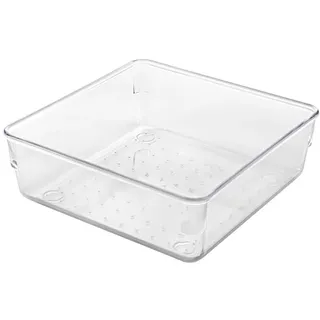 Metaltex Schubladen Ordnungssystem, transparenter Organizer klein, breit