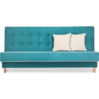 Konsimo Einzelsofa Dozer ¦ türkis/petrol ¦ Maße (cm): B: 197 H: 94