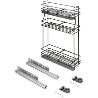 Emuca Titanemax Flaschenhalter 200 Mm - Anthracite Grey - One Size