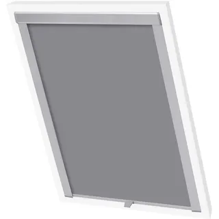 vidaXL Verdunkelungsrollo Grau MK06