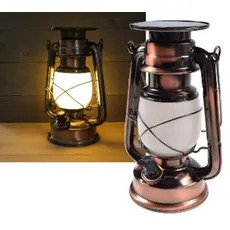 Bild Campinglampe LED Dimmbar 23,5cm Hängelampe Retro Design tauschbarer Akku Warmweiß