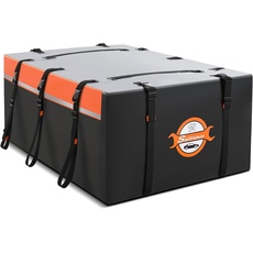 Sailnovo Auto Dachbox 20 Kubikfuß Faltbare Dachkoffer Aufbewahrungsbox Wasserdicht Dachtasche Dachgepäckträger Tasche Aufbewahrungsbox für Reisen und Gepäcktransport