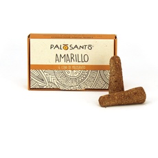 PALOSANTO - Palo Santo Kegel Amarillo - Frischen und leicht aromatischen Duft - Original Bursera Graveolens – 6 Kegel