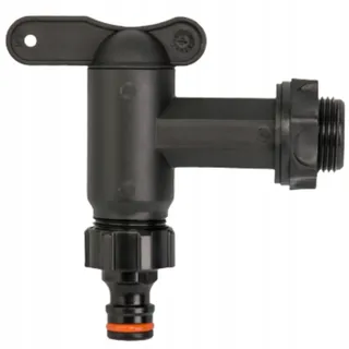 GASMIS Auslaufventil 3/4 Zoll schwarz