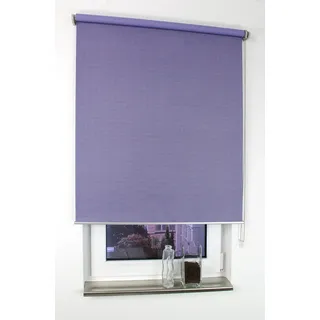 Seitenzugrollo LIEDECO "Struktur" Gr. 4, lila (flieder), B:122cm H:175cm, Polyester, Rollos, Seitenzugrollo, Uni, im Festmaß