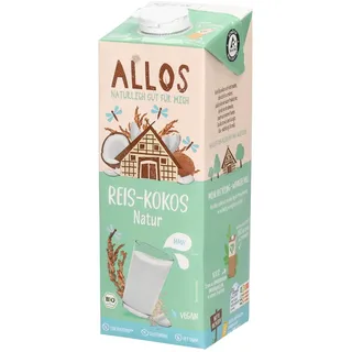 Allos Reis-Kokos Drink ungesüßt glutenfrei Getränk 1 l