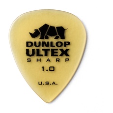Médiators Jim Dunlop 1,00mm Ultex Sharp 1,00mm sachet de 72