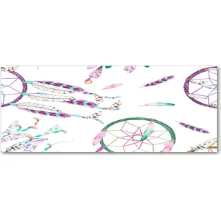 Tulup® Küchenrückwand Spritzschutz aus Glas -125x50 -Spritzschutz auf gehärtetes Glas Deko Sonstige Traumfänger