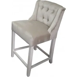 Chesterfield Bar Chair Barhocker Stuhl Hocker Bar Tresen Design Textil Sessel