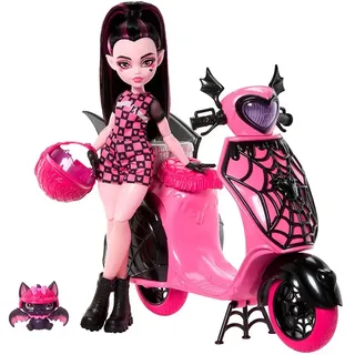 Mattel Monster High Draculaura Puppe Und Ihr Roller - Multicolor - One Size