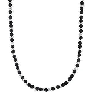 s.Oliver Kette 2031485 Edelstahl Achat Schwarz