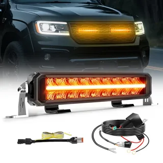 CO LIGHT 10 Zoll Lightbar Auto 70W 14000LM led Balken 12V 24V Zweireihiges LED Arbeitsscheinwerfer IP68 Ultra Heller Strahl bis zu 730M für Offroad/4X4/LKW/Auto/ATV/UTV/Buggy/Traktor, 31cm