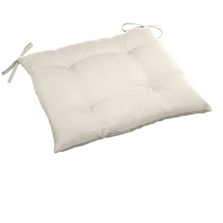 Hespéride - Korai-Stuhlauflage mit Vier Beinen Weizen - 40 x 40 x 4 cm - Weizen