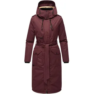 Wintermantel NAVAHOO "Wintermantel Hokulanii", Damen, Gr. XXL, rot (wine), Obermaterial: 100% Polyester PES.  Obermaterial: Futter: 100% Polyester PES. 100% Polyester PES., Mäntel Wintermantel