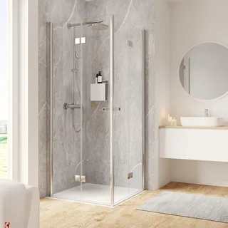 Schulte Garant 2.0 Duschtür rechts 90 x 200 cm silber Sicherheitsglas