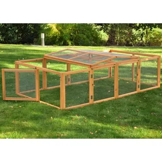 nanook shop Freigehege Purzel 200 x 123 x 53 cm braun