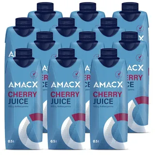 Amacx Juice Wiederherstellung Kirsche 0.5l 12 Einheiten - Blue - One Size