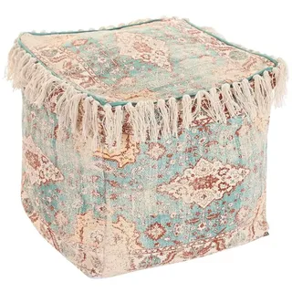 fijalo Bodenkissen 40 x 40 cm Braun Grün