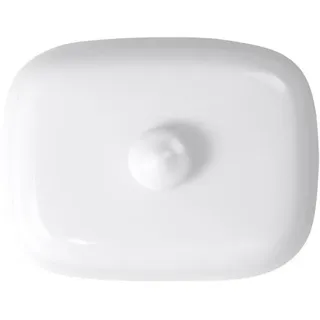 Villeroy & Boch Royal Butterdose Oberteil, Premium Bone Porzellan, Weiß