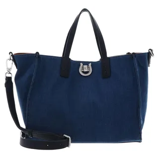 U.S. POLO ASSN. Handtasche Umhängetasche Middleton Double Handle With Extra Bag Denim dunkelblau - Dunkelblau