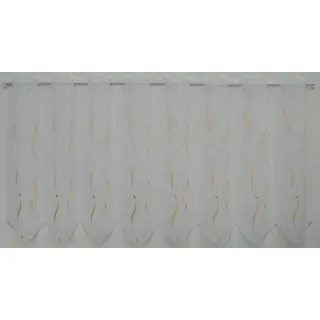 Stickereien Plauen Scheibengardine »Pescara« Stangendurchzug 1 Stk. tlg., weiß