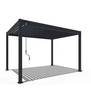 Weide Classic Pavillon Terrassenüberdachung Aluminium 3 x 4 M Anthrazitᅠ