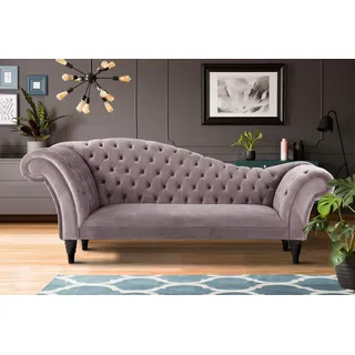 Home Affaire 3-Sitzer »Chester« mit Knopfheftung in Recamieren-Optik, rosa