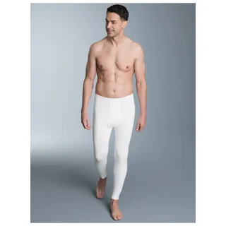 Lange Unterhose TRIGEMA "TRIGEMA Lange Unterhose im Doppelpack", Herren, Gr. 10, 2 Stk., weiß, 100% Baumwolle (Bio-Baumwolle kbA), Unterhosen Lange Unterhose