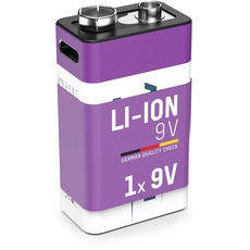 Bild von 9V-Block Li-Ion 400mAh (1315-0005)