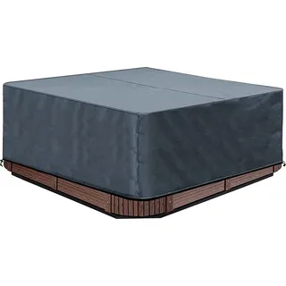 Climecare Abdeckung Whirlpools, Quadrat Allwetter Garten Whirlpool Abdeckung, Protector-Spa (220x220x85cm)