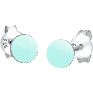 Elli Ohrstecker Geo Look blau 925 Sterling Silber