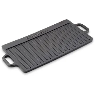 Echtwerk Grillplatte 50,5 x 23 x 1,5 cm Gusseisen Schwarz